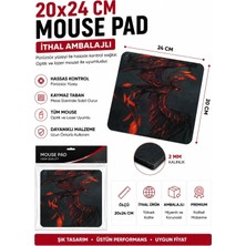 Concord MP-241 200 x 240 x 2 mm Siyah Kauçuk Mouse Pad Desenli Tasarım ile Rahat Kullanım