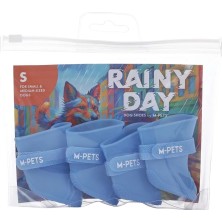 M-Pets Rainy Day Köpek Ayakkabısı 3X4CM Mavi S