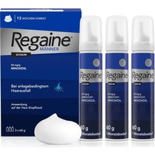 Rogaine-Regaine Men 3 Aylık Kullanım Köpük