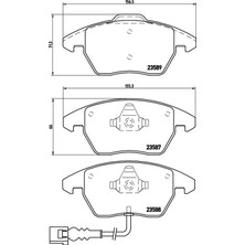 Art Balata Ön Audi A1 (10-18) Sportback (11-) A3 (07-12) Seat Altea (04-13)(13-) Xl (06-) Ibiza (08-17)