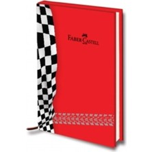 Yarışçı Model A5 Sert Kapak Çizgili Defter (Kırmızı)