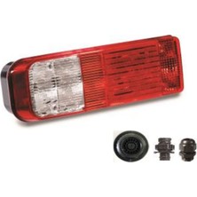 (X) Multi Çekici Stop Lambasi Petekli Soketli Sol LED Plakali Ford Cargo Tipi Çerkez Crk CVT-311
