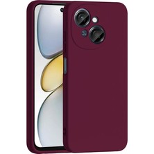 Teknosepetim Sparkgo1 ile Uyumlu Silikon Kılıf Ultra Esnek Ince Içi Kadife Dış Yüzeyi Mat  Kapak Mor