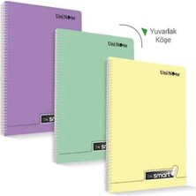 Çınar Defter I'm Smart Spiralli Defter 60 Yp 5'li Çizgili+Kareli+Çizgisiz