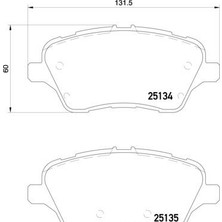 Balata Ön Ford B-Max (12-) Fiesta (13-17) Tourneo Courier (14-) Transit Art A03.2474