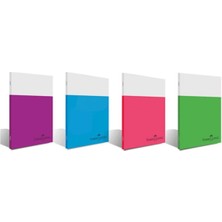 A4 Kaye Dikişli Defter Smart Plastik Kapak Çizgili 80 Yaprak 5075000168 (12 Li Paket)