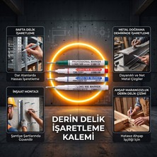 cesoyuncak (4 Adet) Marangoz, Demir Doğrama, Inşaat ve Tamir Işleri Için Derin Konum Işaretleme Kalemi