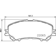 Balata Ön Nissan Qashqai (13-) X-Trail Renault Kadjar (15-) Koleos (16-) Art A29.3144