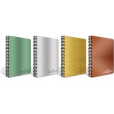 Faber-Castell Pp Kapak Metalik Defter A4 120 Yaprak Çizgili 1ADET