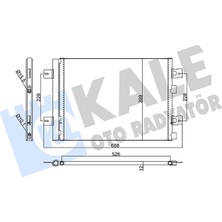 Klima Radyatörü ( Kondenser Dacia Logan (Ls_) 1.5 Dci (LS04) 2004-2012 Kale Kal 389300