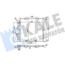 Klima Radyatörü ( Kondenser Opel Astra H (A04) 1.7 Cdtı (L48) / Gtc (L08) 2004-2014 Kale Kal 393600