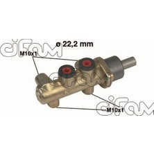 Ana Fren Silindiri [ Fiat Fiorino 1.7 Td / Pick Up (146_) 1.3 1988-2001 Cifam Cfm 202-217
