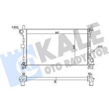 Su Radyatörü Al/pl/brz Ford Focus I (Daw, Dbw) 1.4 16V / Turnier (Dnw) 1998-2005 Kale Kal 344165