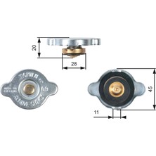 Radyatör Kapagi (Hyundai Getz (Tb) 1.1 / Accent Iı (Lc) 1.5 1999-2010 Gates Gat RC124