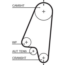Triger Kayişi Opel Kadett E Combo (T85) 1.4 I (C25, D25) 1986-1994 Gates Gat 5310XS