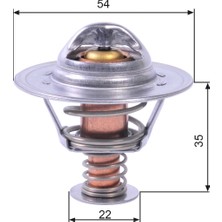 Termostat Opel Corsa C 1.7 Cdti (F08, W5L) / Astra G Kombi Van (F70) 2000-2012 Gates Gat TH22689G1