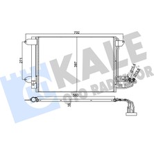 Klima Radyatörü ( Kondenser Skoda Octavia Iı Combi (1z5) 1.4 2004-2013 Kale Kal 375400