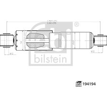 Amortisör Arka Renault Kangoo Express (Fc0 1.2 (FC01, FC0A, FC0F) 1997-2008 Febi Fbı 194194