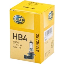 Ampul 12V 51W Hb4 P22D Universal Sağ Cv Hella Hel 8gh 005 636 121 (10'li Paket)