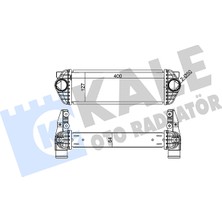 Turbo Radyatörü (Intercooler) Ford Transit Connect (P65_, P70_, P80_) 1.8 Tdci Kale Kal 344920