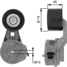 Alternatör Gergi Rulmani Toyota Rav 4 Iv (_A4_) 2.5 4WD (ASA44) 2012+ Gates Gat T38602