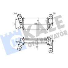 Turbo Radyatörü Ford Fiesta Vıı (Hj, Hf) 1.0 Ecoboost / Van Ecosport 2013+ Kale Kal 375955