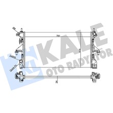 Su Radyatörü Mekanik Citroën Jumper Panelvan 2.2 Hdi 100 2006-2012 Kale Kal 356960