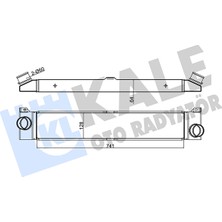 Turbo Radyatörü (Intercooler) Al/pl/brz Fiat Ducato Panelvan 160 Multijet 3,0 D Kale Kal 343210