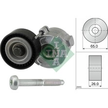 Alternatör Gergi Rulmani Kütüklü Fiat Doblo Minibüs 1.6 D Multijet (263AXD1B) 2010+ Ina 534061010