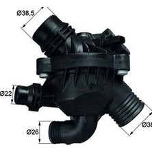 Termostat (Komple) Bmw X5 (E70) 3.0 Si / X6 (E71, E72) Xdrive 35 I 2006-2014 Mahle Mhl TM3097