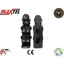 Maxtel Cam Kaldirma Anahtari Ön Sol Çift Soketli 6+3 Pin Kasasiz Peugeot 308 07-13, Citroen C4 I 04-10,c4 P