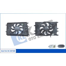 Davlumbazli Fan Motoru Fiat Egea Crossover 1.6mtj 20 => (Euro6) (12V 250W-2400RPM) Kale Kal 387280