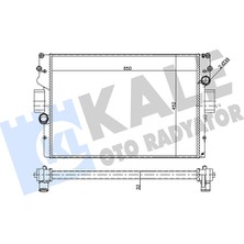 Su Radyatörü Mekanik Iveco Daily Iv Platform Şasi 29L10 / Panelvan V 2006-2011 Kale Kal 356410