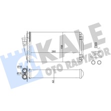 Kalorifer Radyatörü Al/pl Alfa Romeo 146 (930_) 1.8 I.e. 16V T.s. (930.B1A) Kale Kal 352030