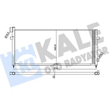 Klima Radyatörü Bmw 1 Cabrio (E88) 118 I / Ford Usa F-250 7.3 D F-350 1991-2013 Kale Kal 350430