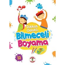 Sihirli Kalem Dikkat Odaklı Bilmeceli Boyama 3-6 Yaş