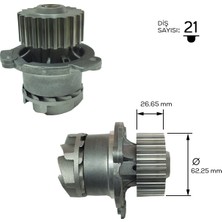 Devirdaim Lada Samara (2108, 2109, 2113, 2114) 1300 1986-1996 Netex Ntx Wp 30404