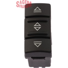 Cam Açma Düğmesi Ön Sol Çiftli Renault R19 Sagemfrans Sgm 500101