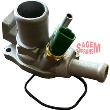 Sagemfrans Termostat (Komple) 80C Fiat Bravo Iı 1.4 10-14, Punto Evo 09-12, Egea 1.4/1.6 15 =>, 500X 14 => Sage