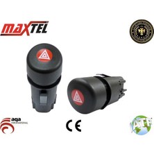Dörtlü Flaşör Anahtari 7 Fişli Ford Transit V184 01-06, Ka 97-99 Maxtel Max 162 02 350