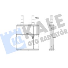 Kalorifer Radyatörü Al/pl/brz Hyundai Getz (Tb) 1.1 2002-2010 Kale Kal 352110