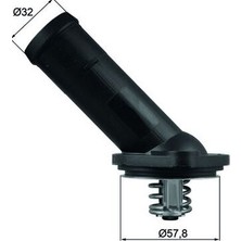 Termostat (Komple) Audi A3 Sportback (8pa) 1.6 Tdı 2009-2013 Mahle Mhl TI22592D