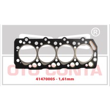 Silindir Kapak Contasi 5 Delik 1.61MM Hyundai H100, Mitsubishi L200, L300 Td Otoconta Oct 41470005