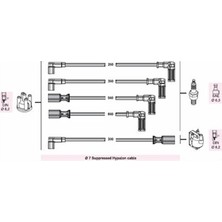Buji--Bobin Kablosu Tipo S - Sx Slk Ak 89-95 Ie Tempra S-Sx A-Sx Ak-Sw-Spi 92-96 Netex Ntx SP04 516