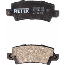 Fren Balatasi Arka Toyota Corolla (_E12_) 1.8 Vvtl-I Ts (ZZE123_) 2001-2007 Netex Ntx BB23 3289