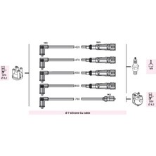 Buji- Kablosu Mercedes 200 2800 8V 1968-77 Netex Ntx SP08 267