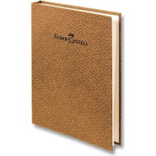 Bambu Seri Sert Kapka Gizli Spirallli A5 140 Yaprak Çizgili Defter Kahve