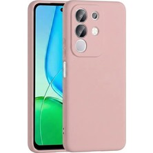 Teknosepetim Y29 ile Uyumlu Silikon Kılıf Ultra Esnek Ince Içi Kadife Dış Yüzeyi Mat  Kapak Pembe