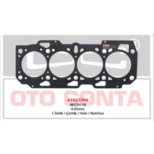 Silindir Kapak Contasi 0.92MM 1 Delik Çelik Fiat Doblo 1.9 D Otoconta Oct 42427706