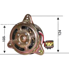 Fan Motoru 12V 120-250W RFM1540 Peugeot 106 1.1-1.4-1.6 04-> Klimali Remark Rem R009 3750